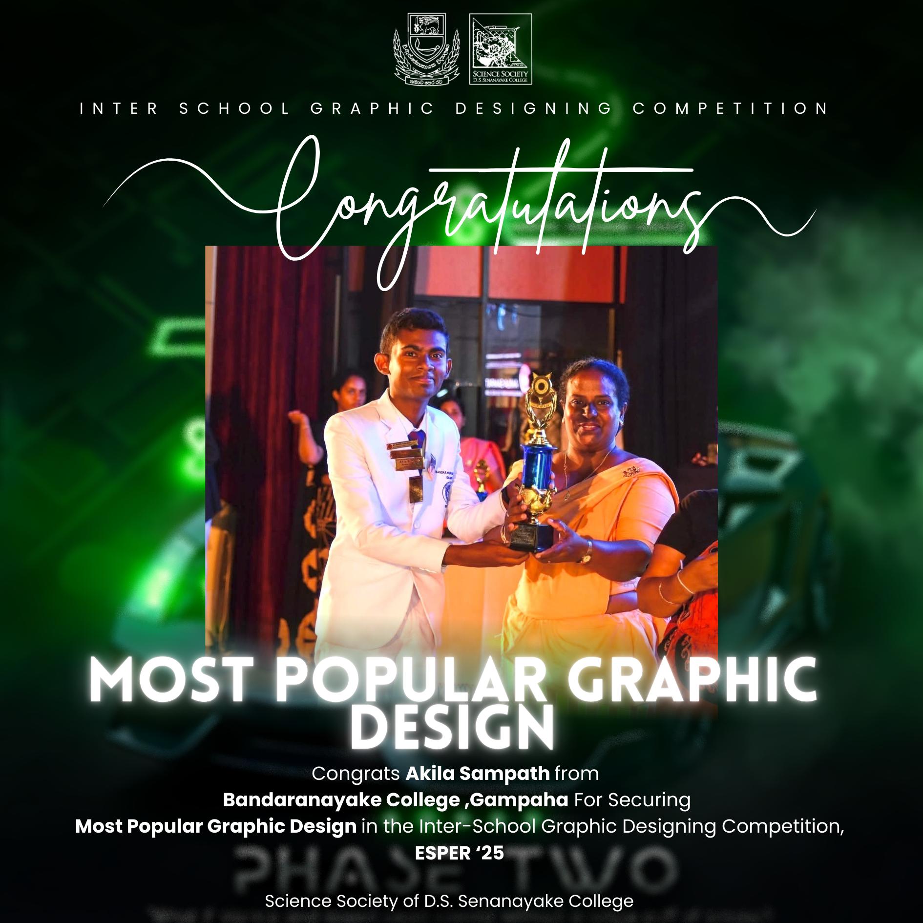 Bandaranayake College Science Society achievements including awards, recognitions, and milestones